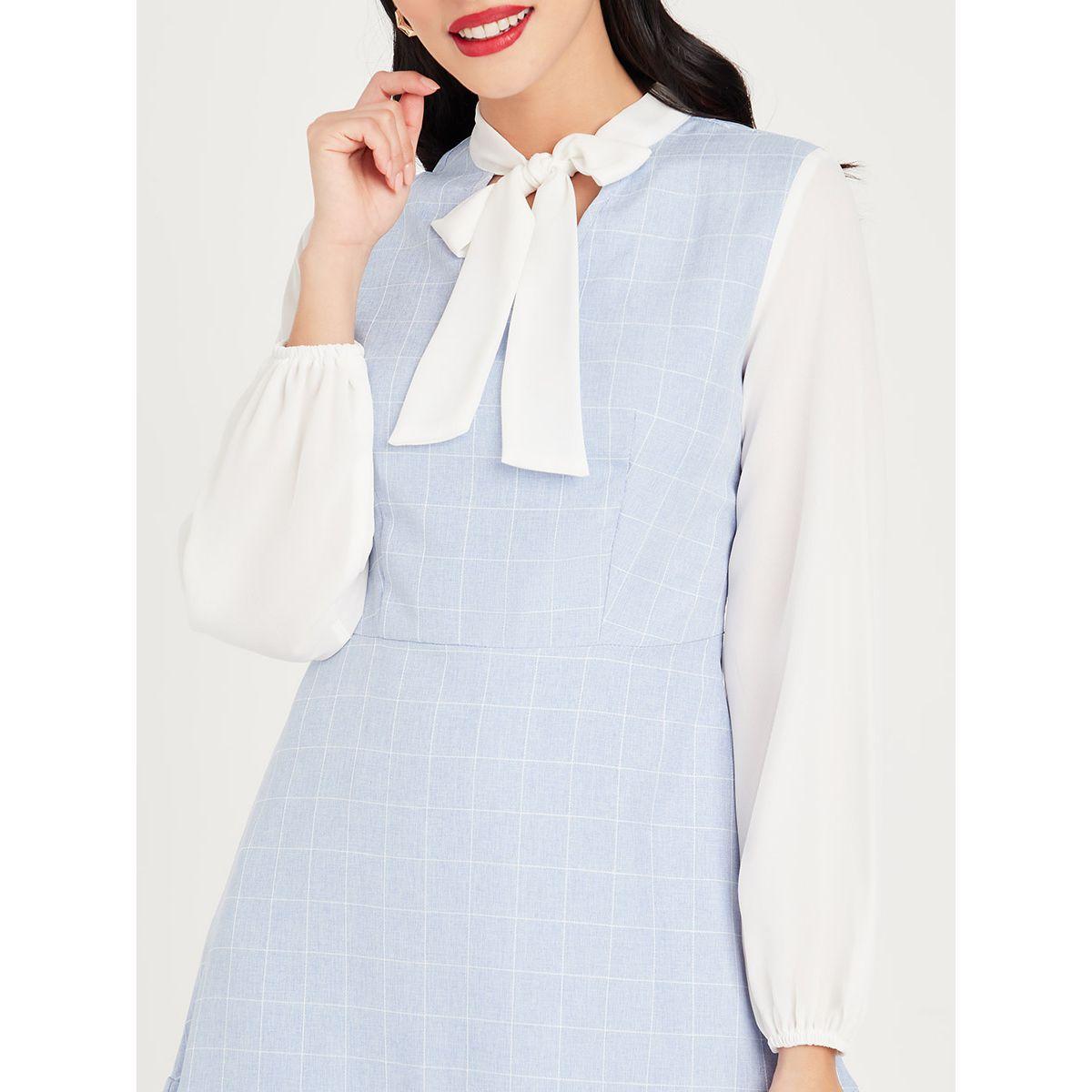 فستان قصير باكمام طويلة-women-clothing-dresses-image-3