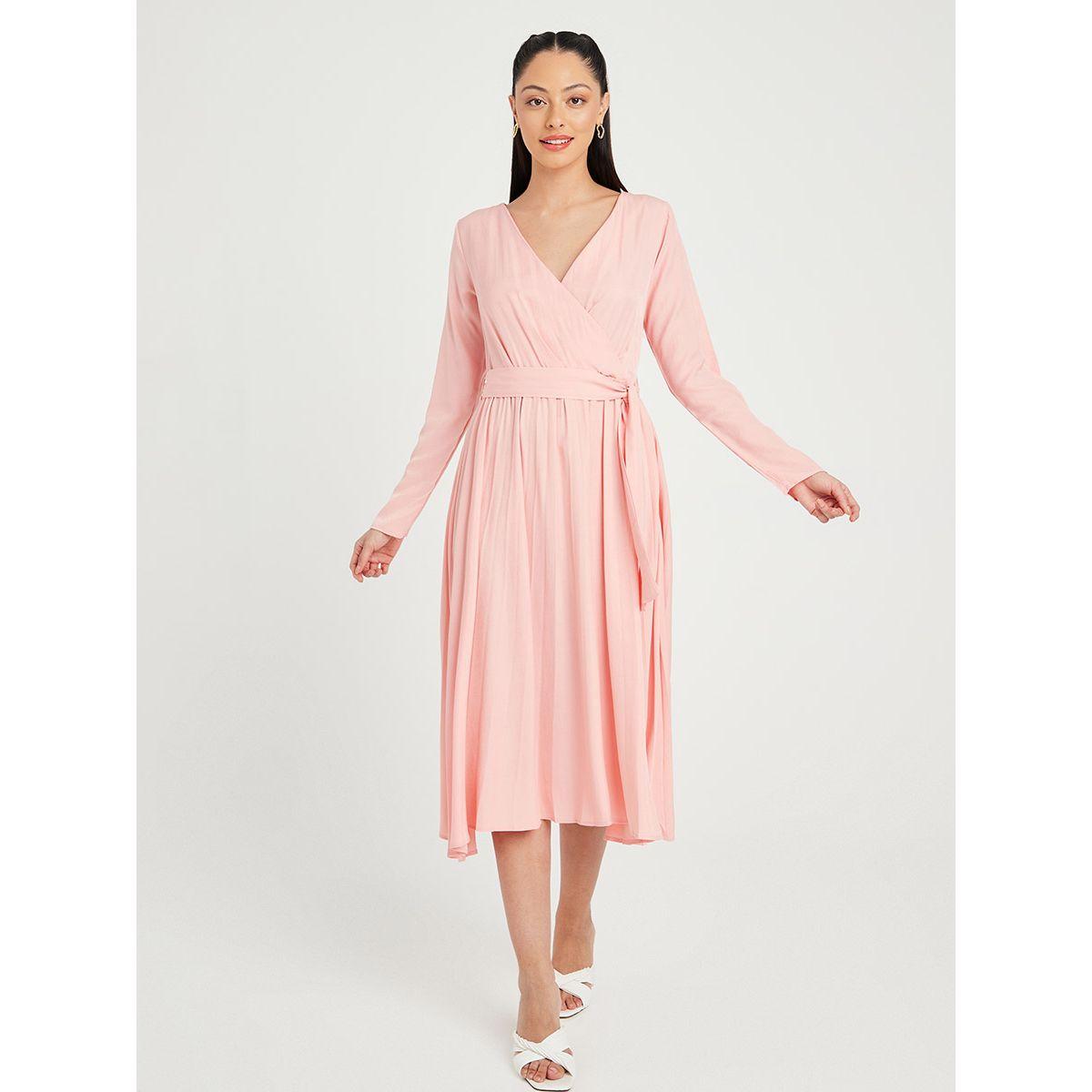 فستان ميدي باكمام طويلة من ريد تايب-women-clothing-dresses-image-1