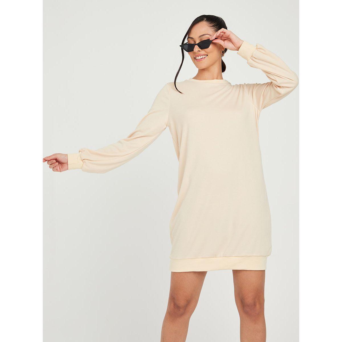 فستان قصير بياقة دائرية من ريد تايب-women-clothing-dresses-image-1