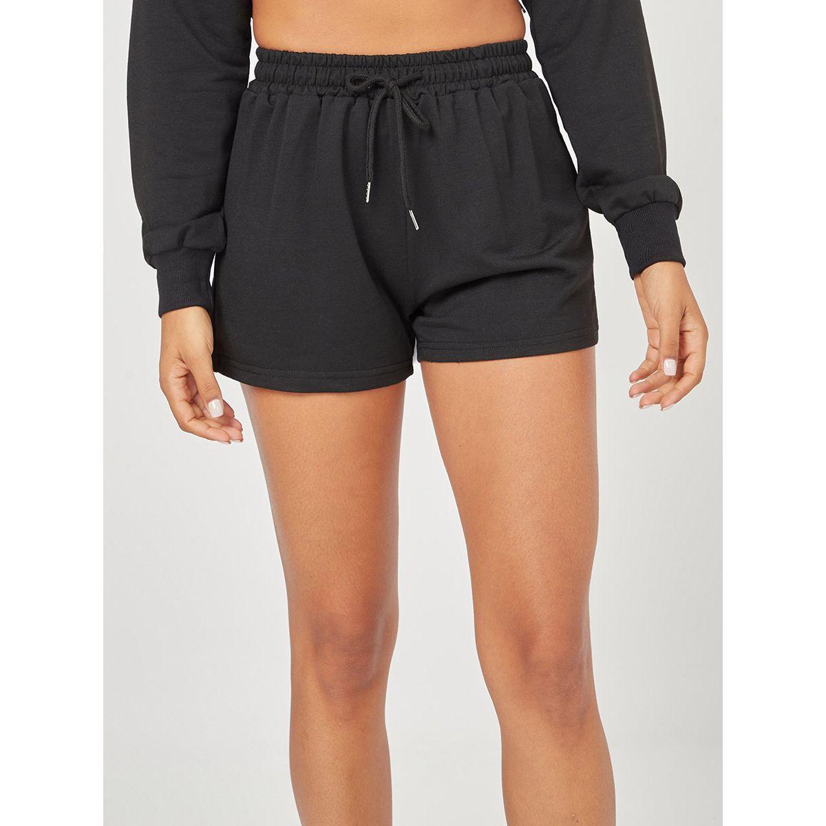 طقم منسق من ( سويت شيرت + شورت ) من ريد تايب-women-clothing-coordsets-image-4