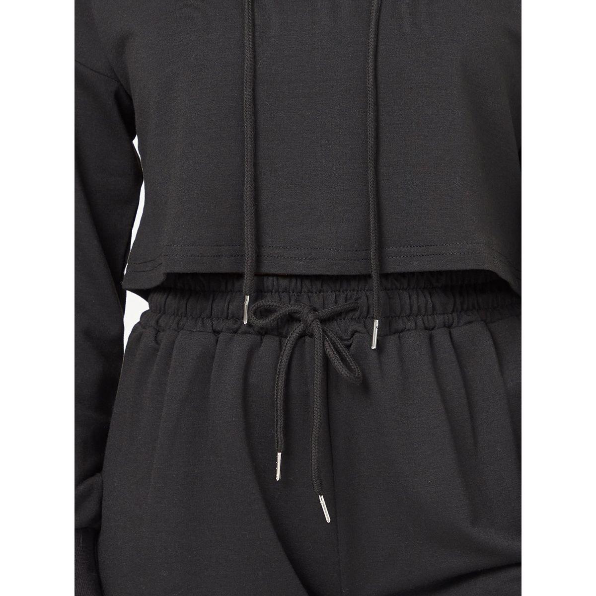 طقم منسق من ( سويت شيرت + شورت ) من ريد تايب-women-clothing-coordsets-image-5