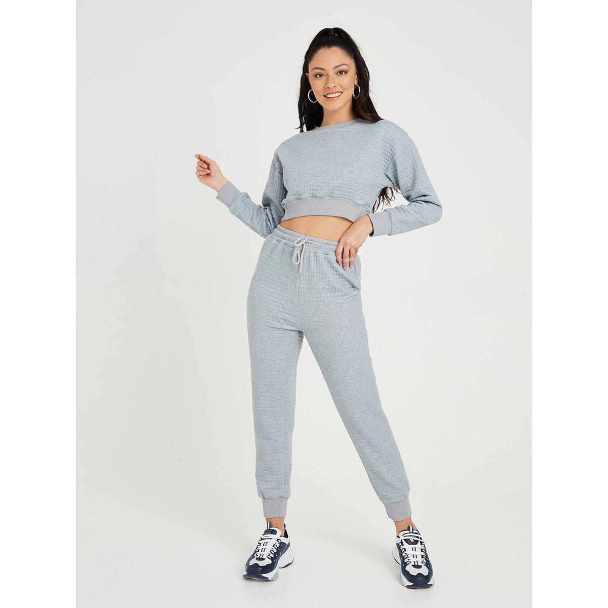طقم منسق من ( سويت شيرت + جوغر ) من ريد تايب-women-clothing-coordsets-image-1