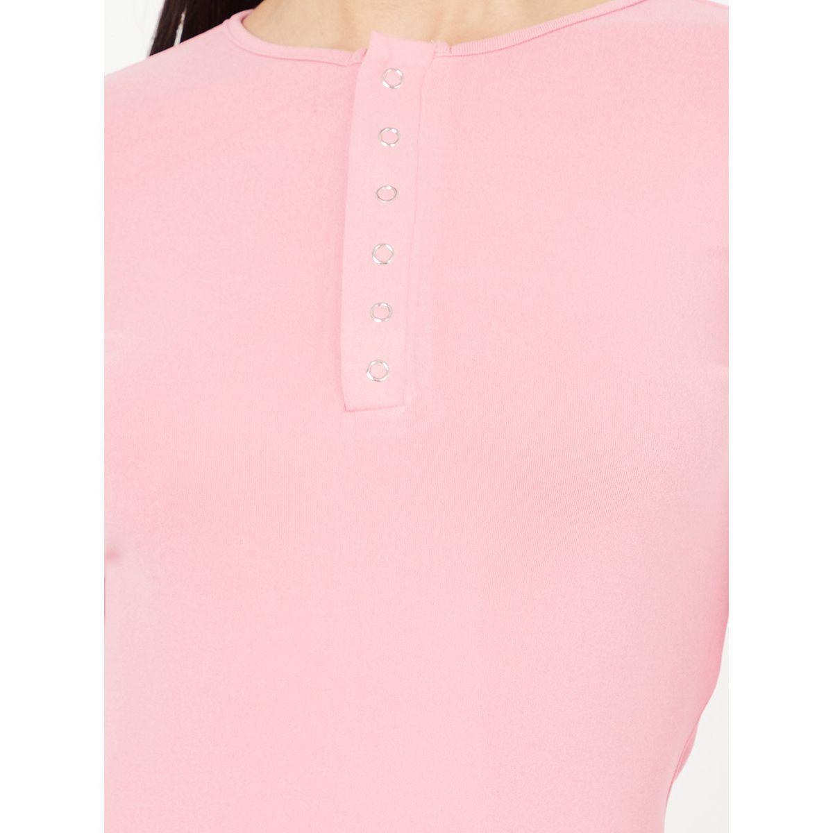 Styli Long Sleeves Round Neck Knitted Bodycon Mini Dress-women-clothing-dresses-image-3