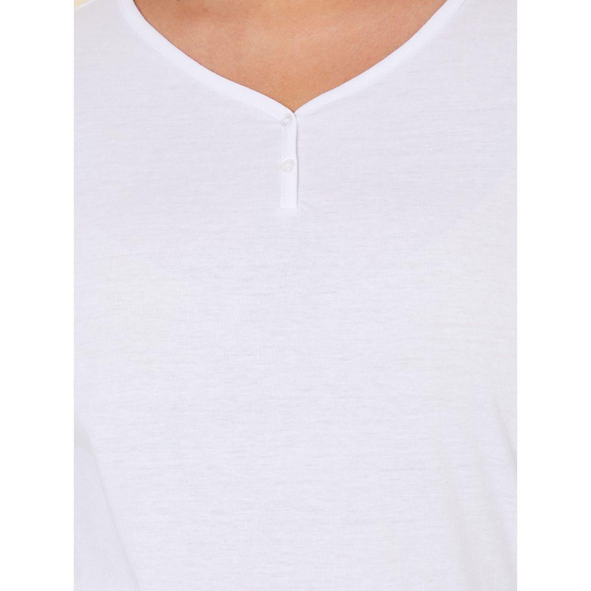 Styli Plus Jersey Henley T-shirt and Gold Foil Print Pyjama Set-women-clothing-nightwear-pyjamas-longsets-image-5