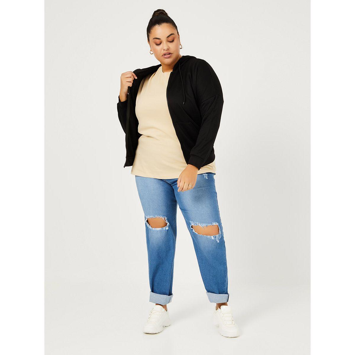 هودي باكمام طويلة من ريد تايب-women-winterwear-hoodiesandsweatshirts-hoodies-image-2