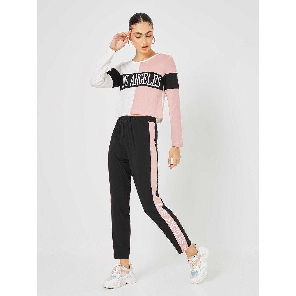 طقم منسق من ( سويت شيرت + جوغر ) من ريد تايب-women-clothing-coordsets-image-1