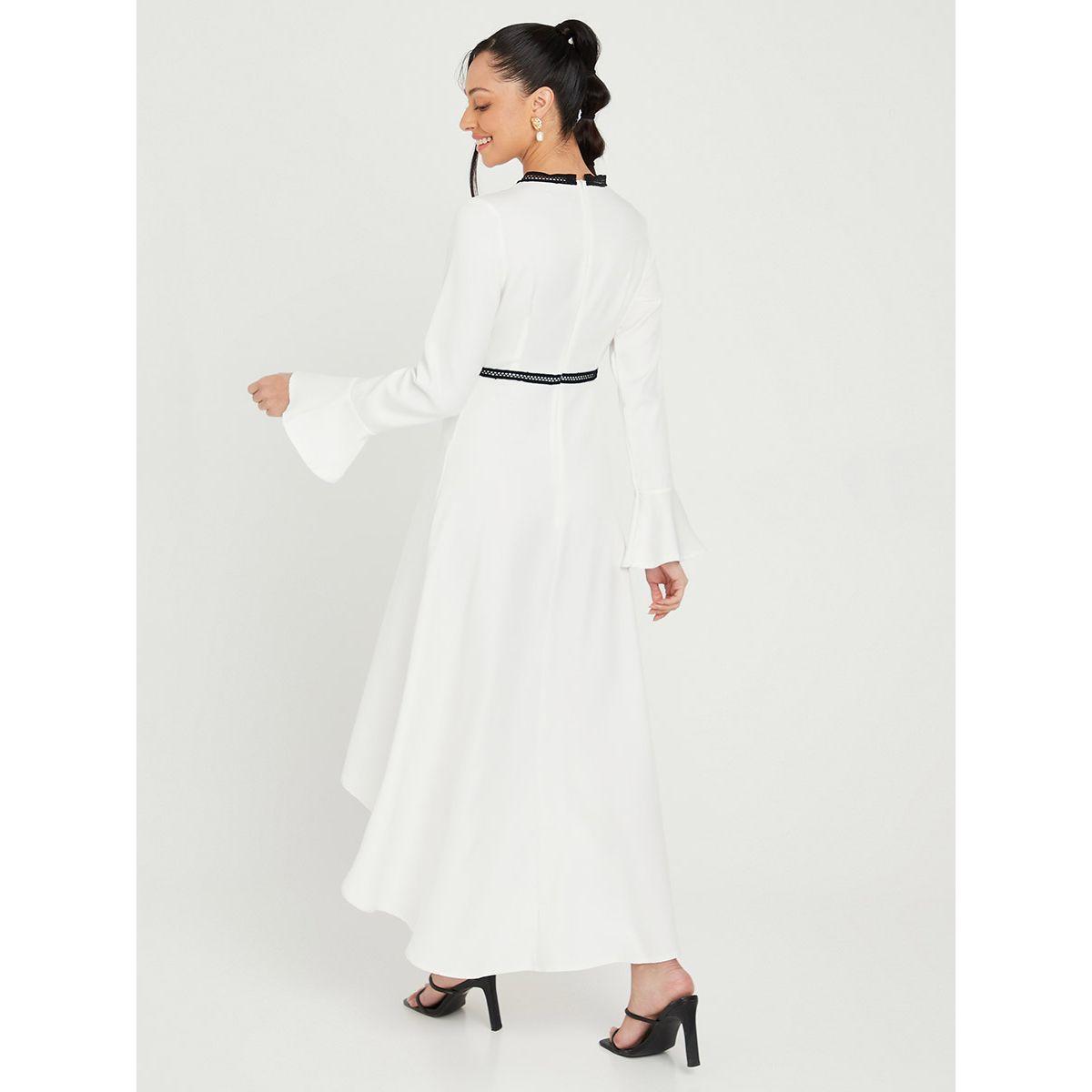فستان ميدي بتداخلات كروشيه من ريد تايب-women-clothing-dresses-image-4