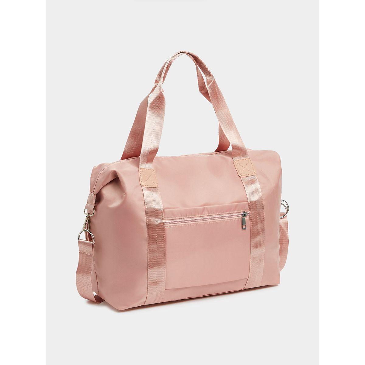 Styli Zip Closure Shoulder Sports Bag with Detachable Strap-women-bagsandwallets-handbags-image-1