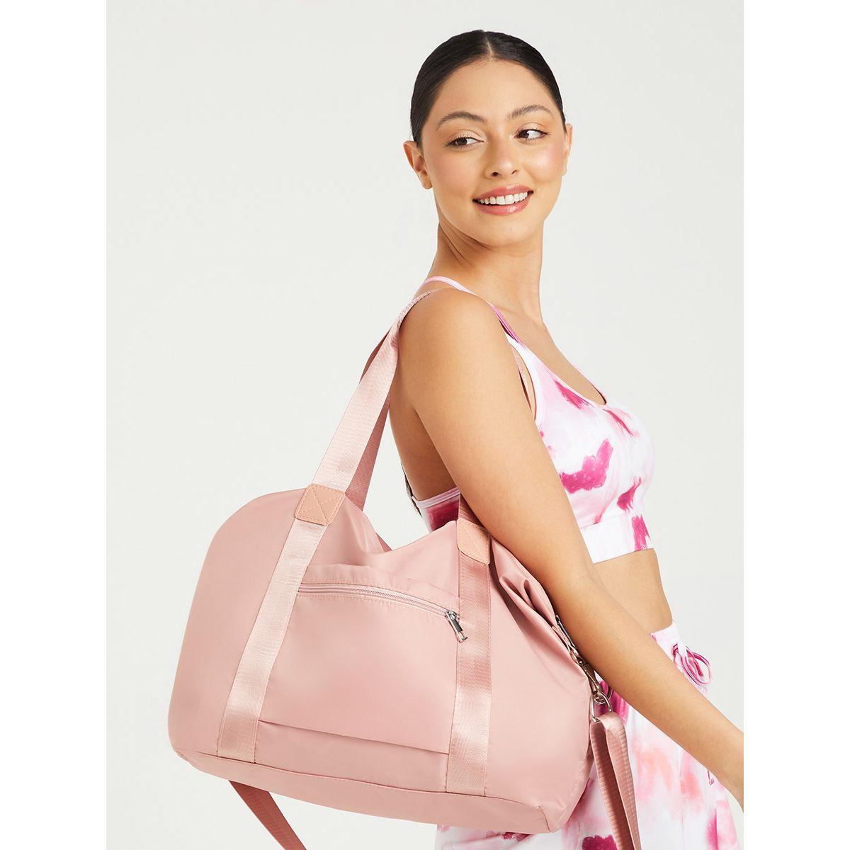 Styli Zip Closure Shoulder Sports Bag with Detachable Strap-women-bagsandwallets-handbags-image-2