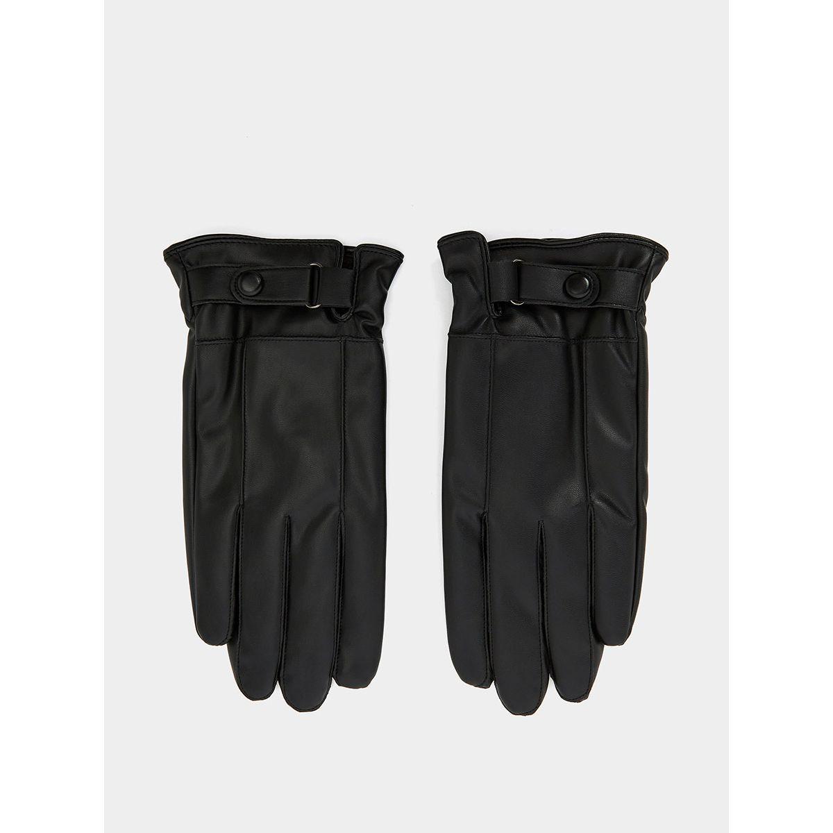 قفازات جلد عصرية-women-winterwear-gloves-image-1