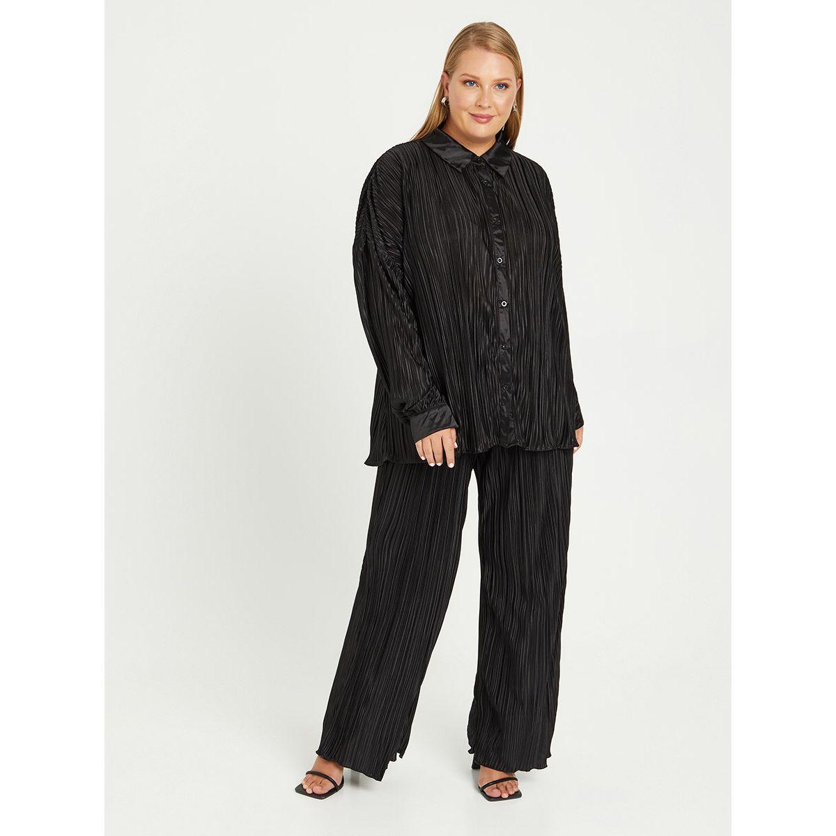 طقم منسق من ( بلوزة + بنطال ) من ريد تايب-women-clothing-coordsets-image-1
