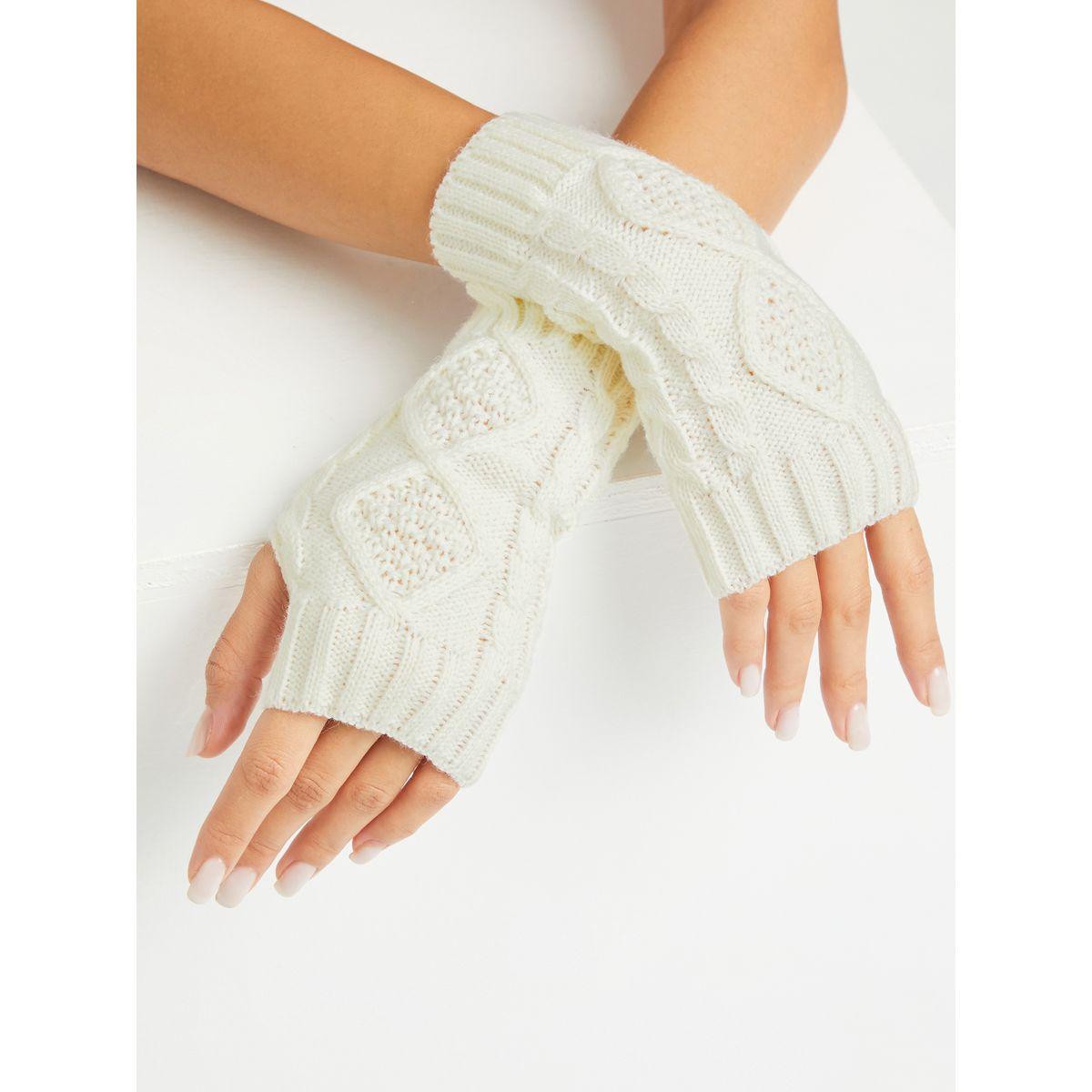 قفازات محبوكة بنهايات مفتوحة-women-winterwear-gloves-image-1