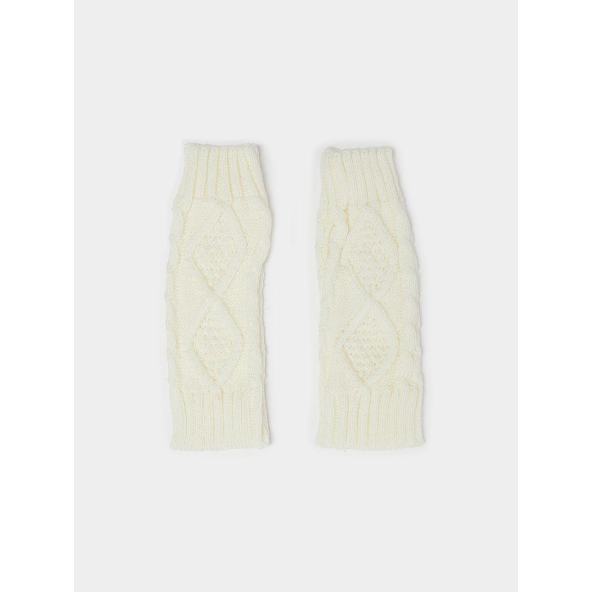 Styli Knitted Gloves with Thumbhole Insert-women-winterwear-gloves-image-4