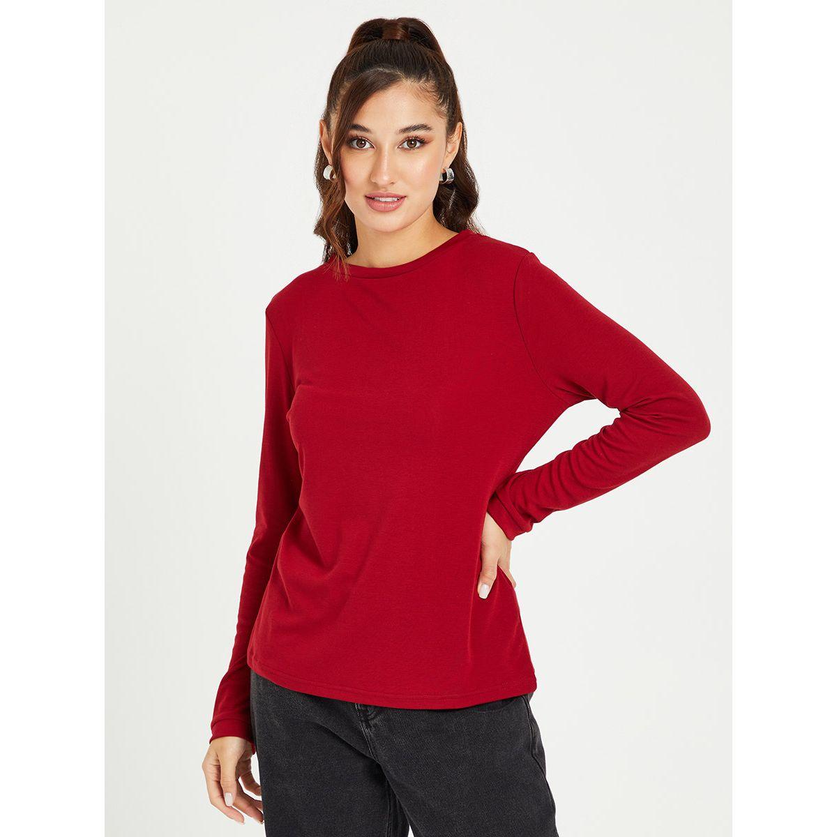 Styli Long Sleeves Wide Neck Knitted Top-women-clothing-shirtsandblouses-blouses-image-3
