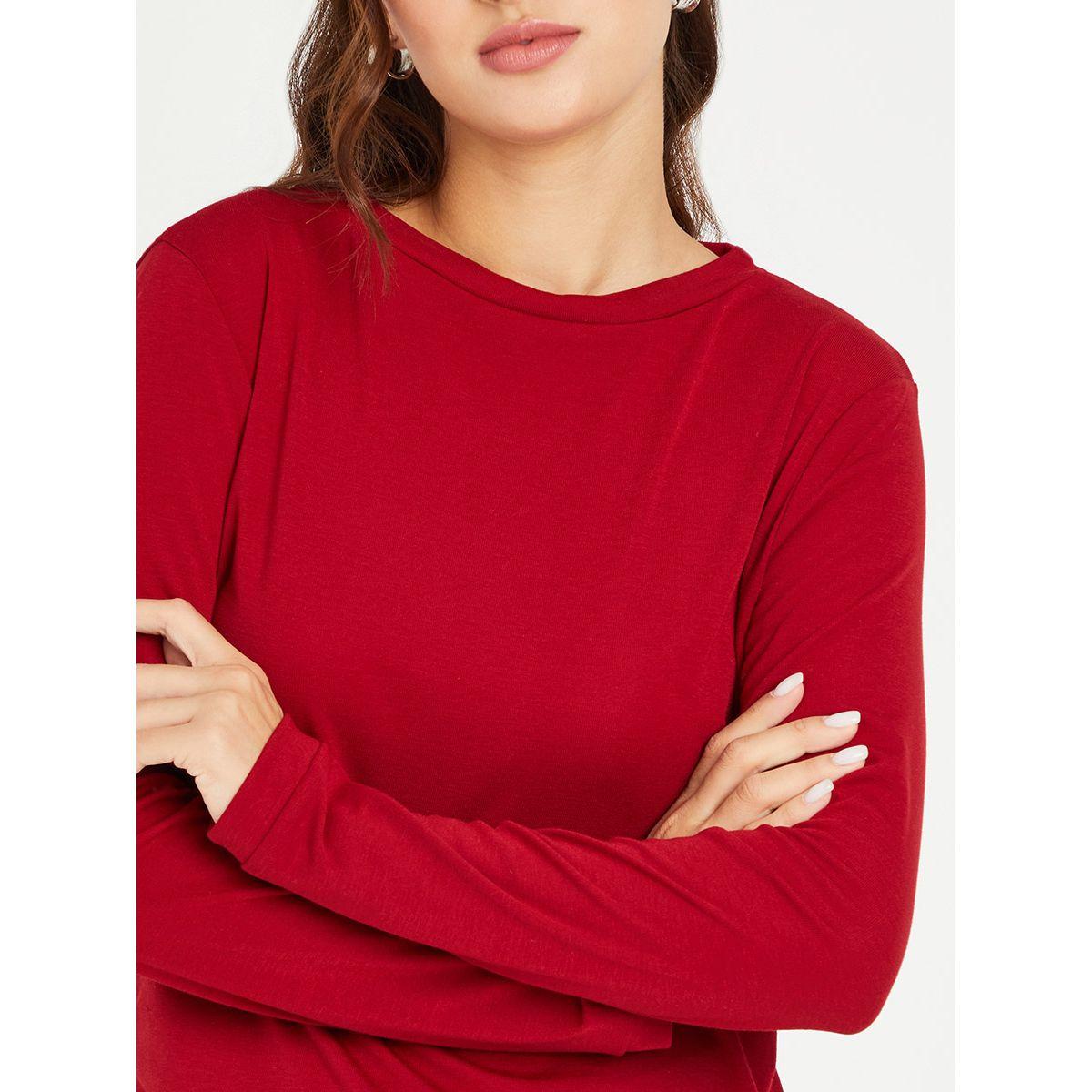 Styli Long Sleeves Wide Neck Knitted Top-women-clothing-shirtsandblouses-blouses-image-4
