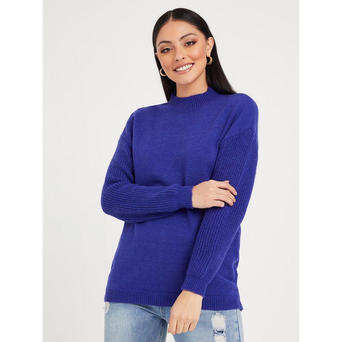 سويتر محبوك بياقة عالية من ستايلي-women-clothing-cardigansandjumpers-jumpers-image-1