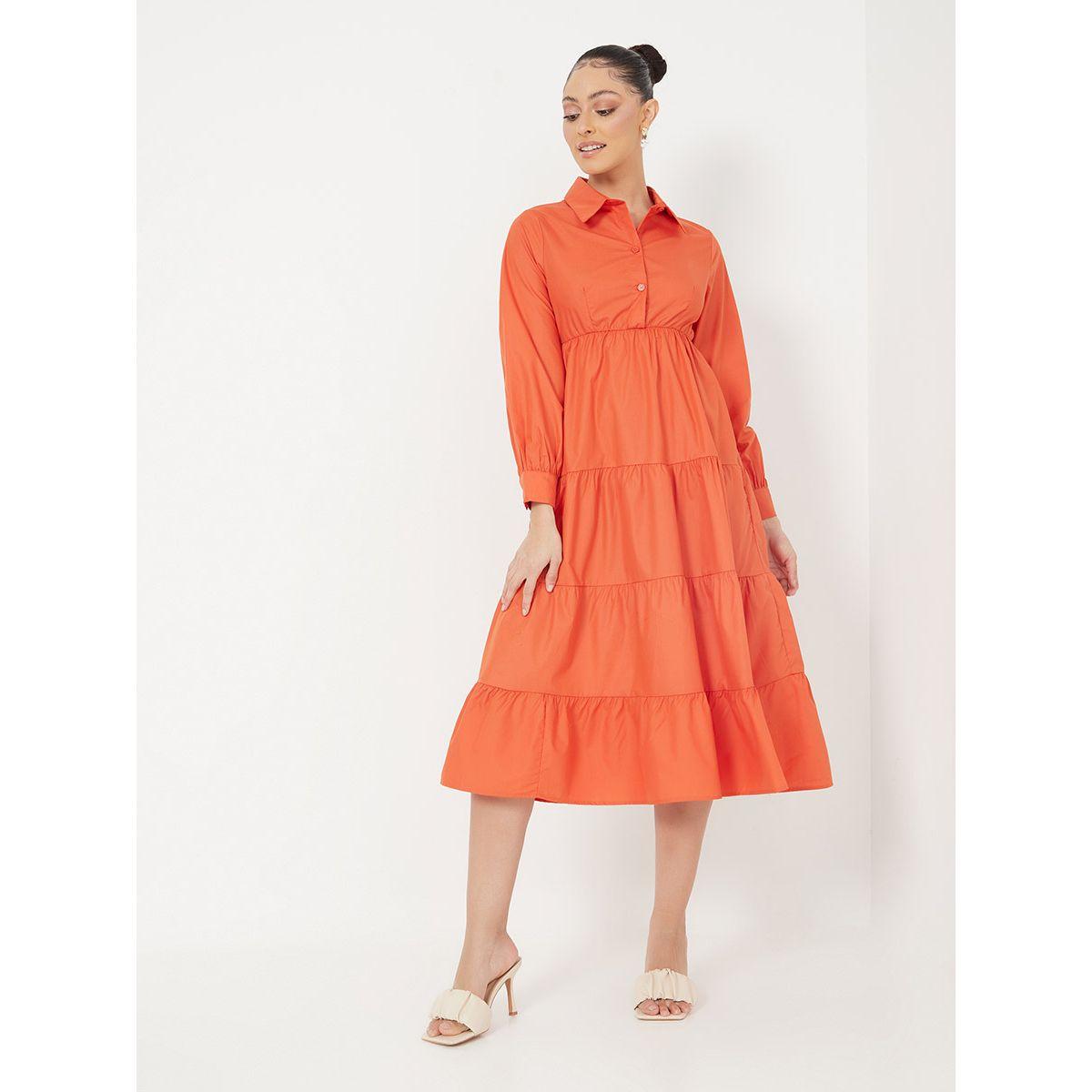 فستان ميدي باكمام طويلة من ريد تايب-women-clothing-dresses-image-1
