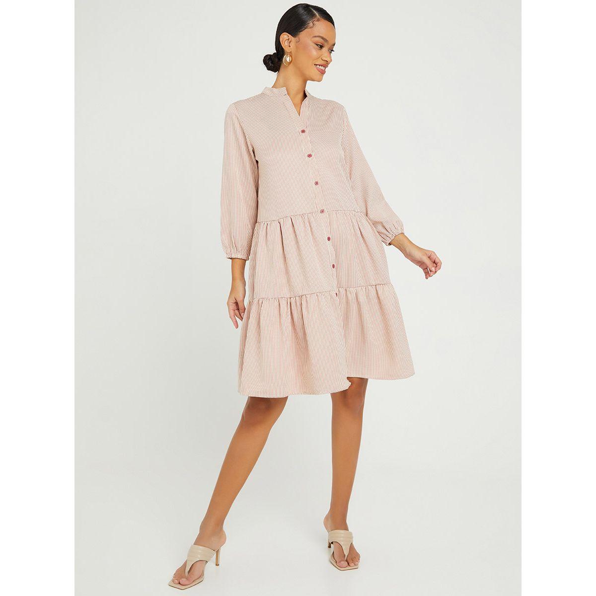 فستان مزين بكسرات من ريد تايب-women-clothing-dresses-image-1