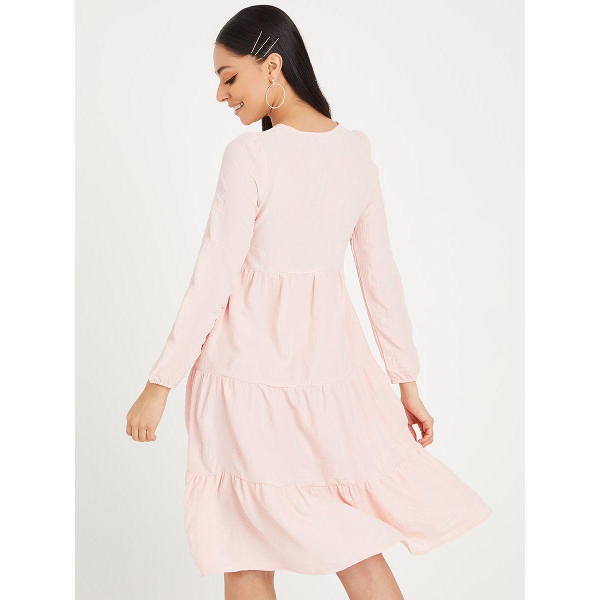 فستان بياقة دائرية واكمام طويلة من ريد تايب-women-clothing-dresses-image-5