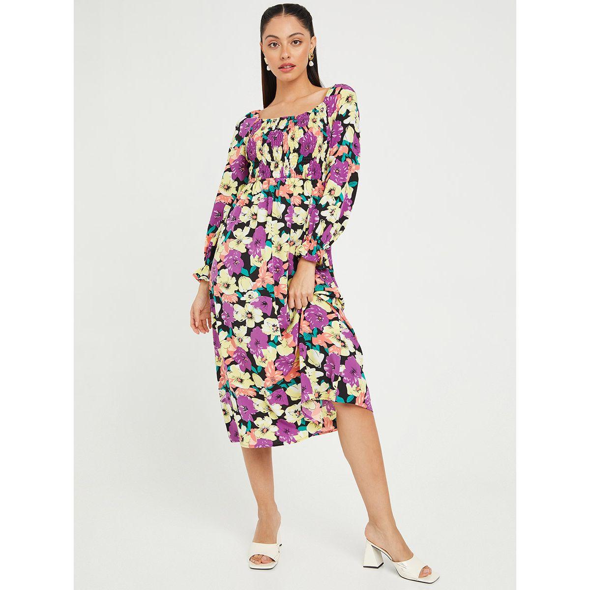 فستان ميدي باكمام طويلة من ريد تايب-women-clothing-dresses-image-1