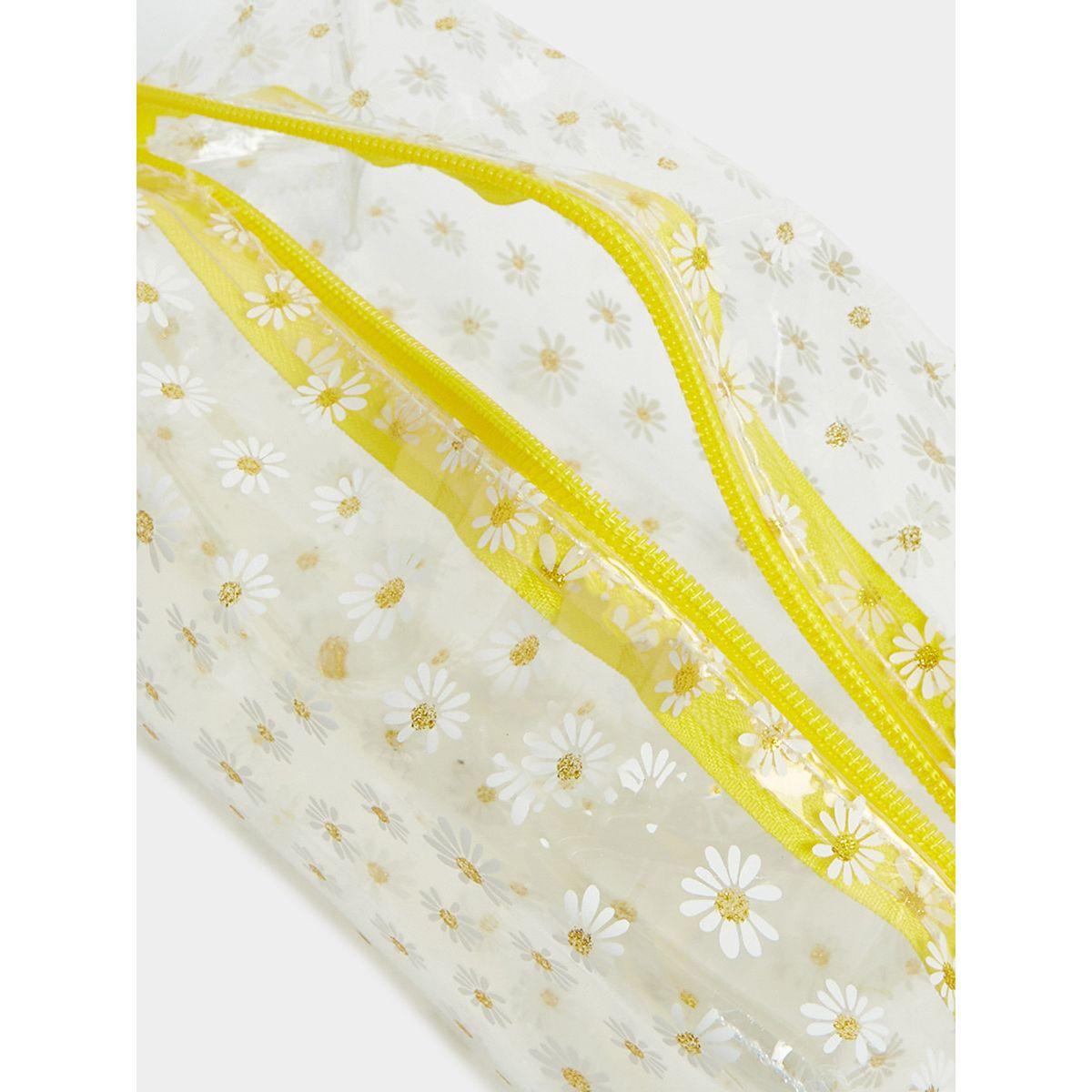 Styli Daisy Print Clear Washbag-travel-accessories-image-2