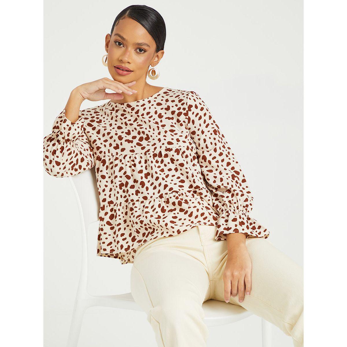 بلوزة باكمام طويلة من ريد تايب-women-clothing-shirtsandblouses-blouses-image-1