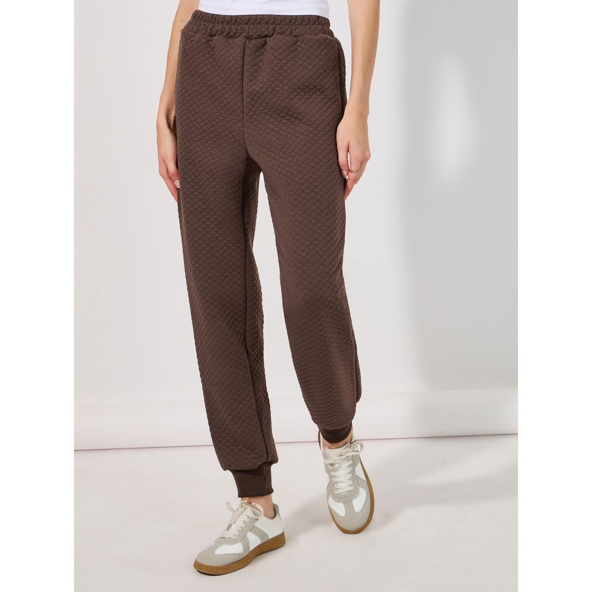طقم منسق من جوغر مع جاكيت بياقة هودي-women-clothing-coordsets-image-5
