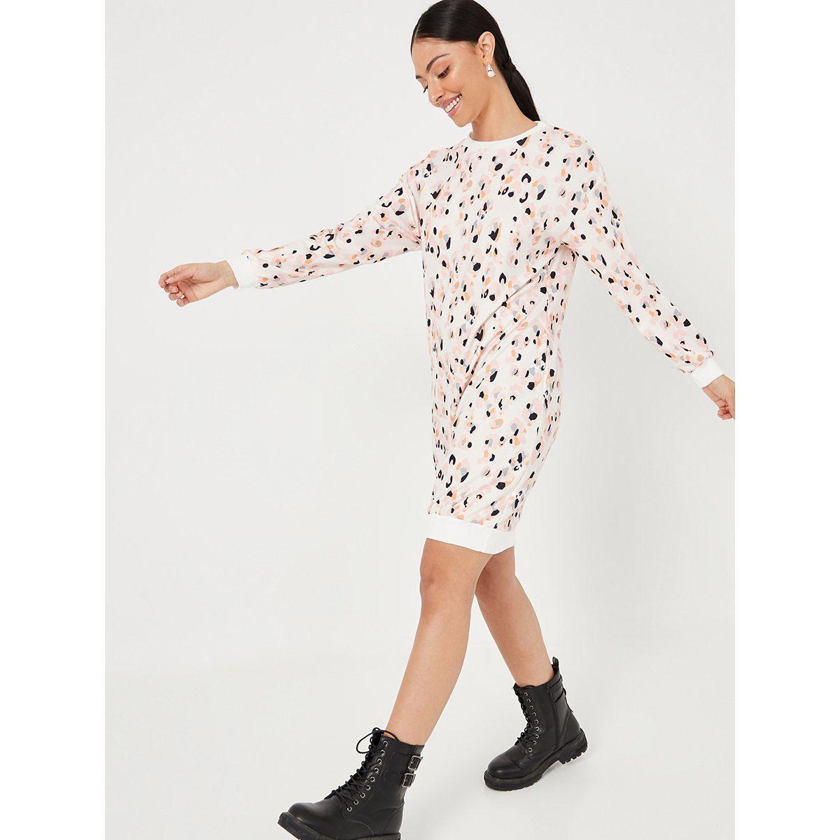 فستان مطبع بطبعة حيوان من ريد تايب-women-clothing-dresses-image-2