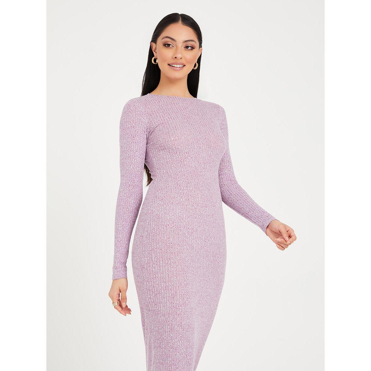 فستان ميدي باكمام طويلة-women-clothing-dresses-image-2
