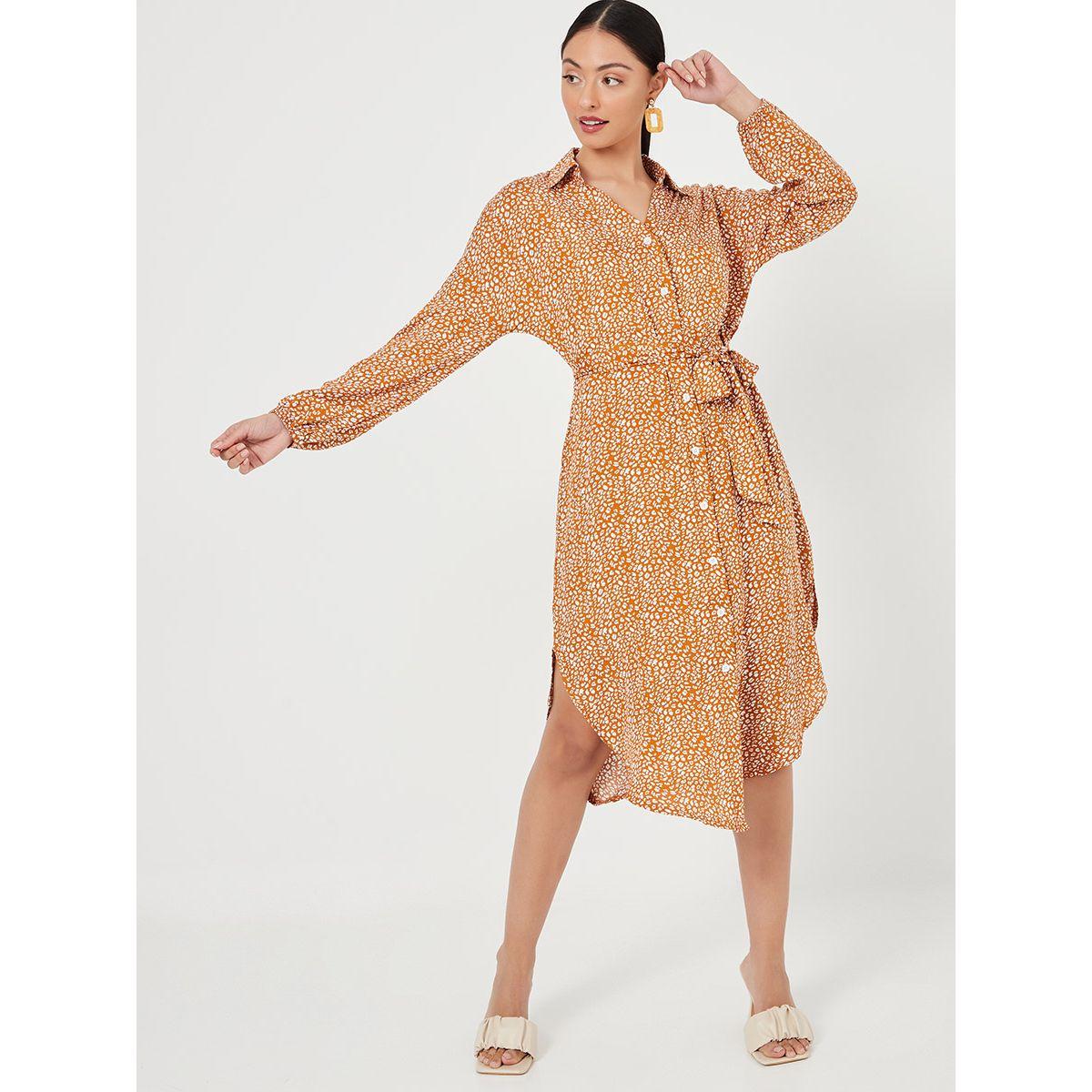 فستان ميدي باكمام طويلة من ريد تايب-women-clothing-dresses-image-1