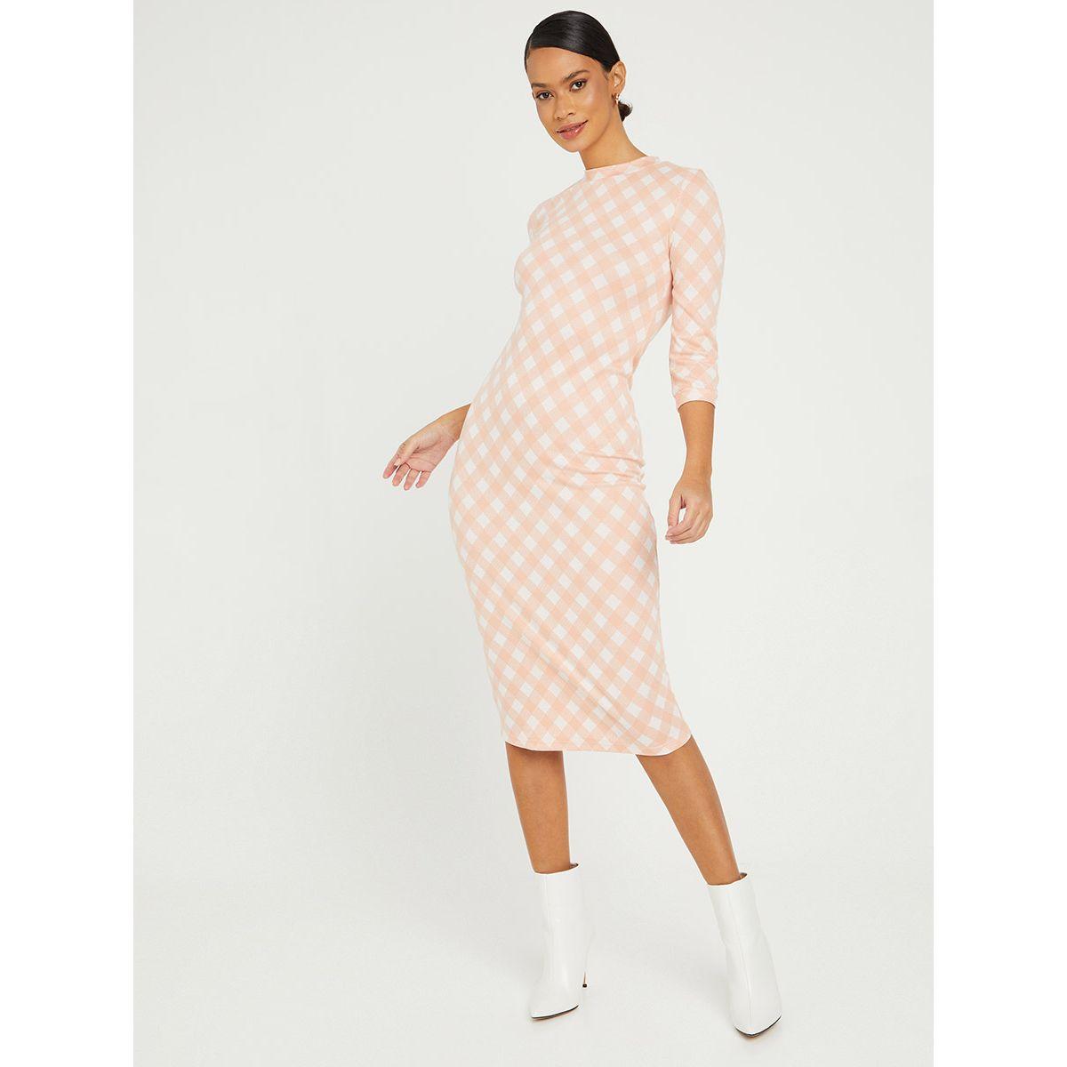 فستان ميدي بياقة عالية من ريد تايب-women-clothing-dresses-image-3