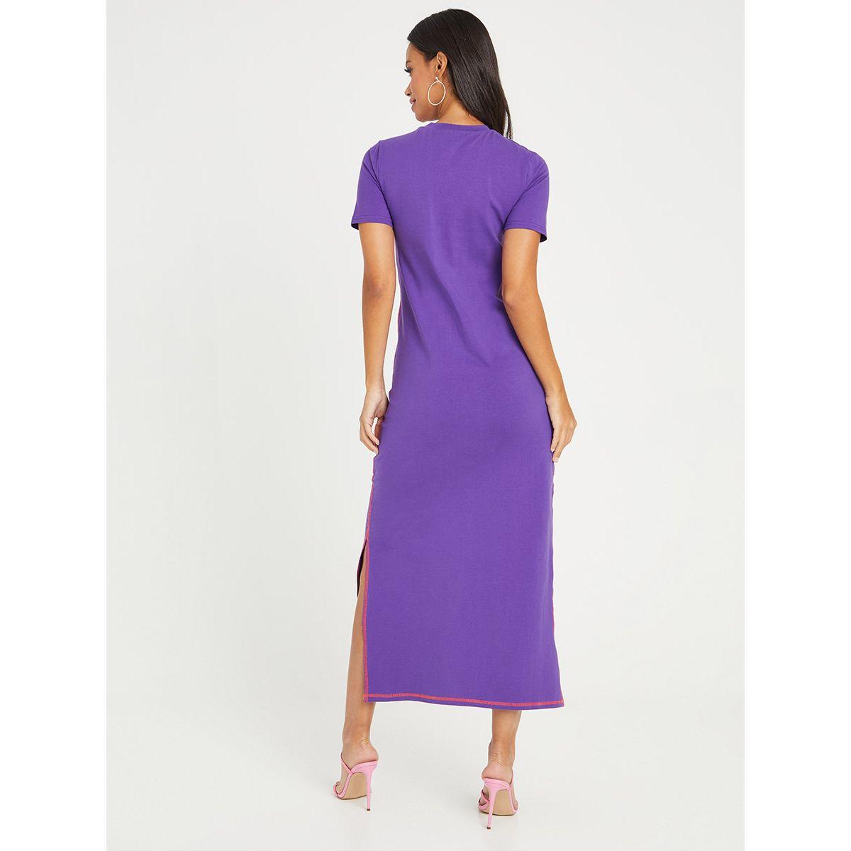 Styli Short Sleeves Round Neck T-shirt Maxi Dress-women-clothing-dresses-image-5