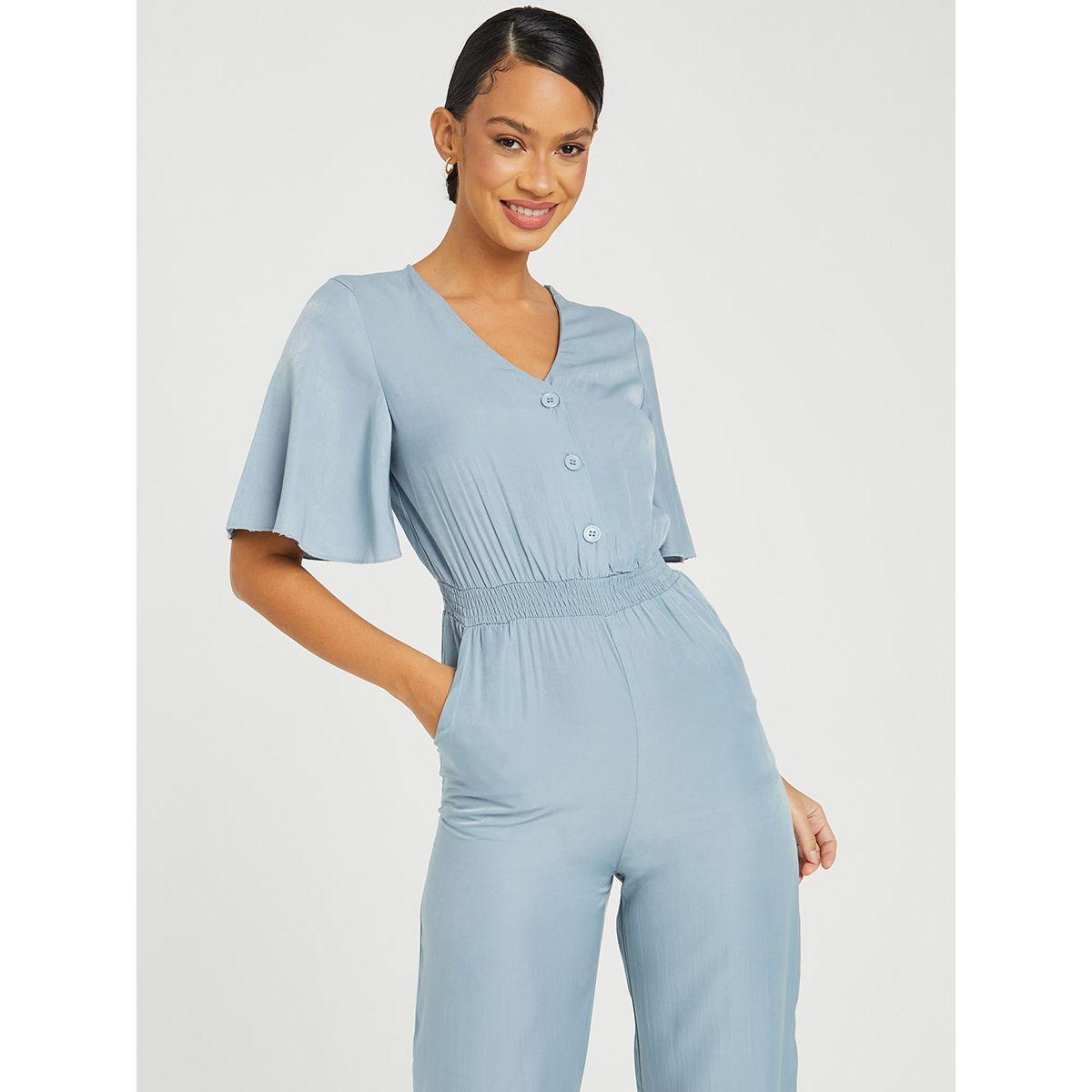 جمبسوت باكمام قصيرة من ريد تايب-women-clothing-jumpsuits-image-2