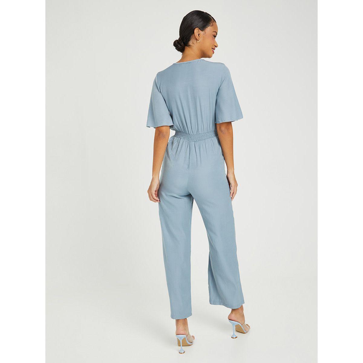 جمبسوت باكمام قصيرة من ريد تايب-women-clothing-jumpsuits-image-4