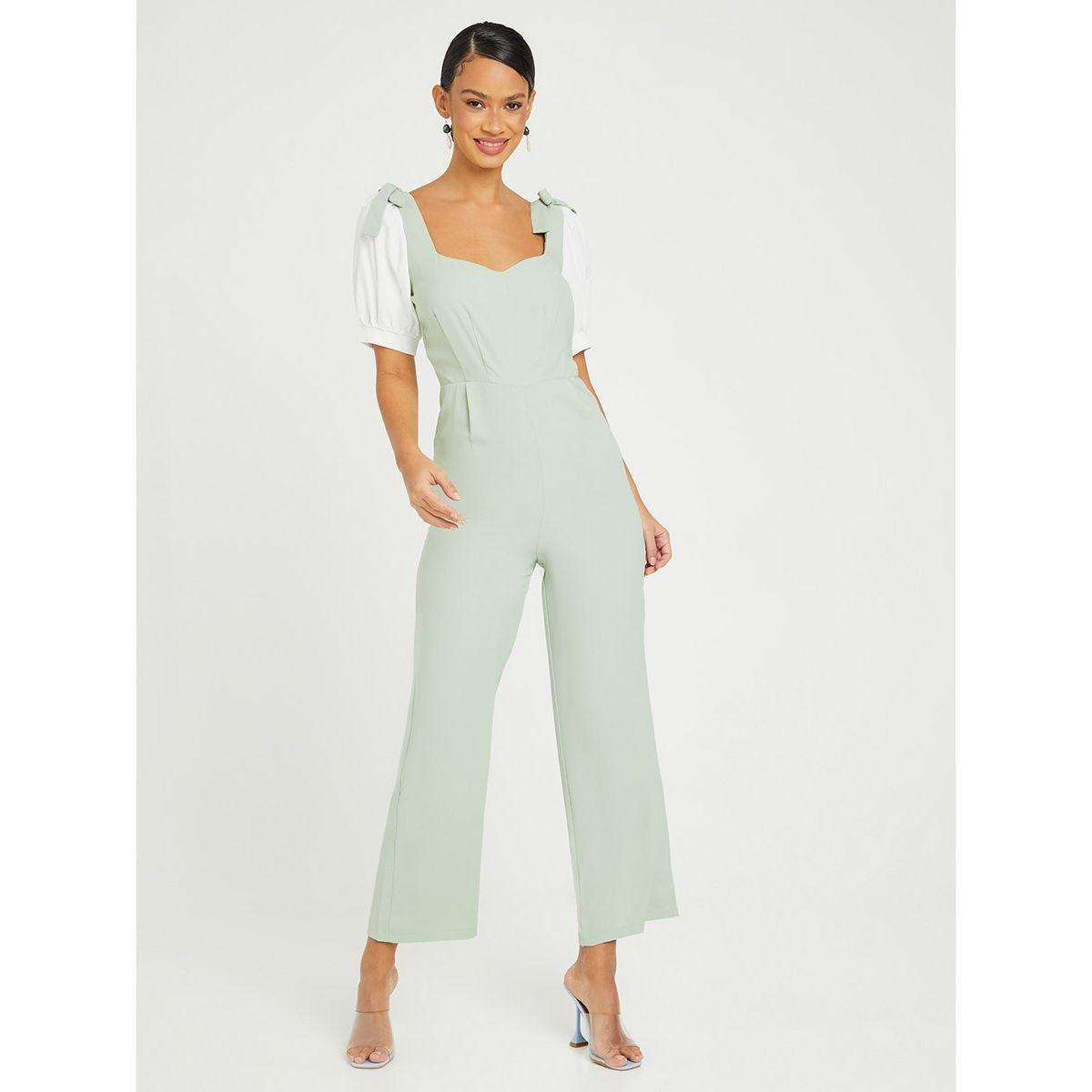 جمبسوت باكمام قصيرة من ريد تايب-women-clothing-jumpsuits-image-2