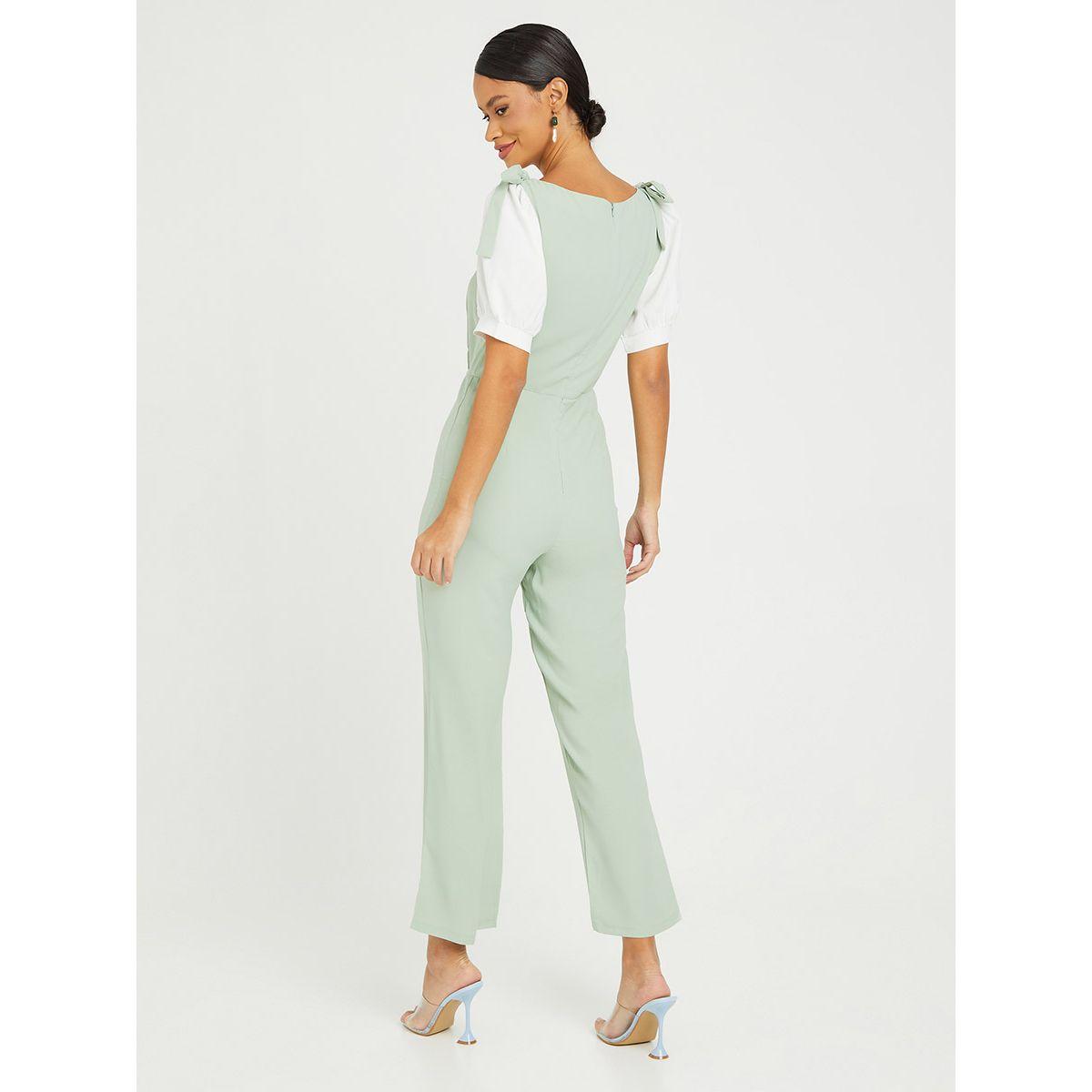 جمبسوت باكمام قصيرة من ريد تايب-women-clothing-jumpsuits-image-5