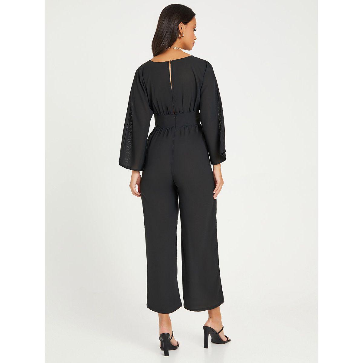 جمبسوت بقصة واسعة من ريد تايب-women-clothing-jumpsuits-image-4