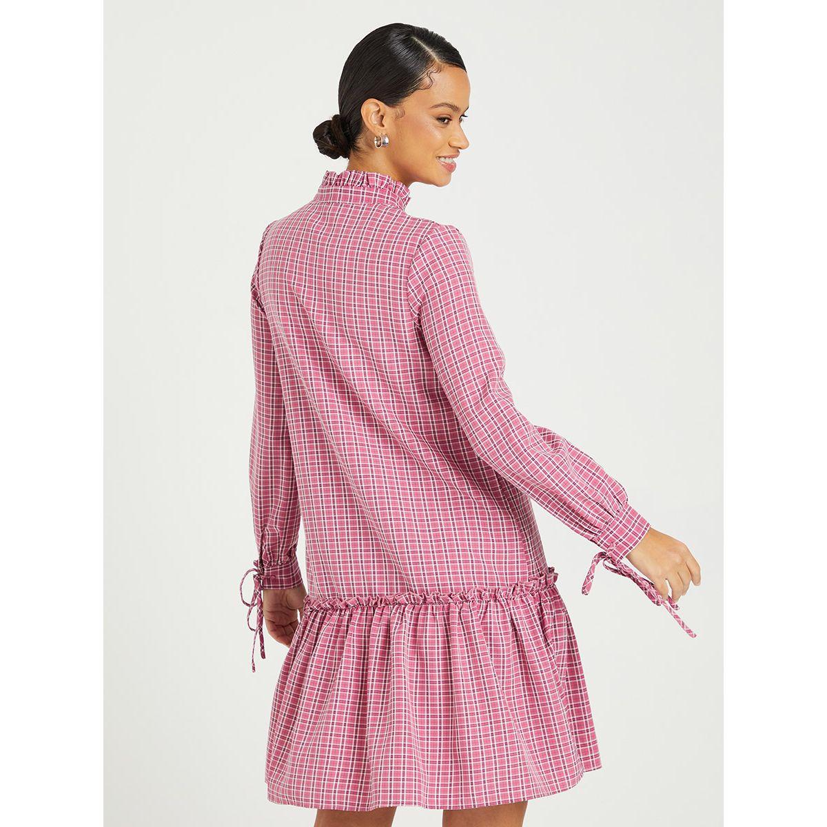 فستان قصير باكمام طويلة من ريد تايب-women-clothing-dresses-image-5