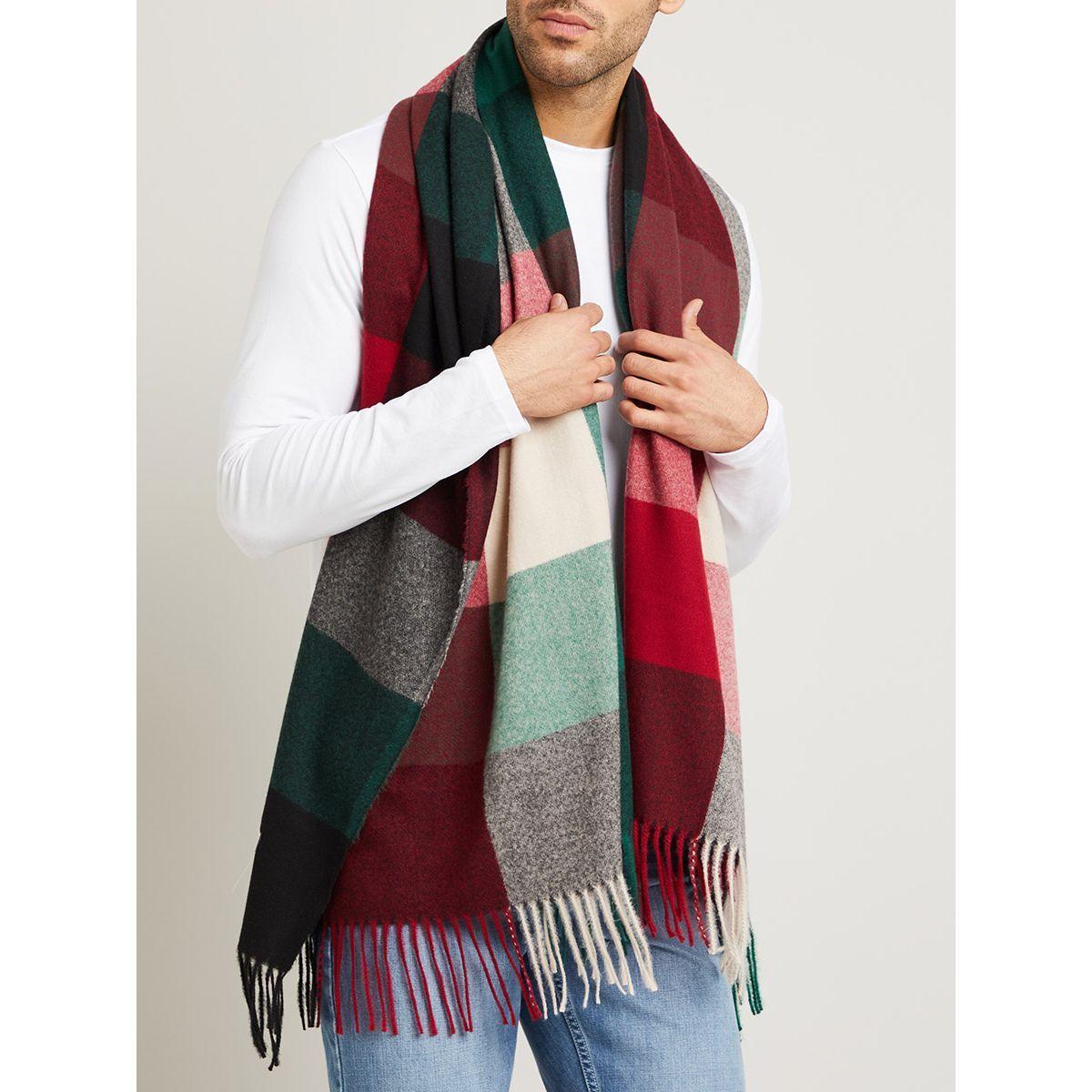 وشاح رأس مزين بشراشيب من ستايلي-women-winterwear-scarves-image-4