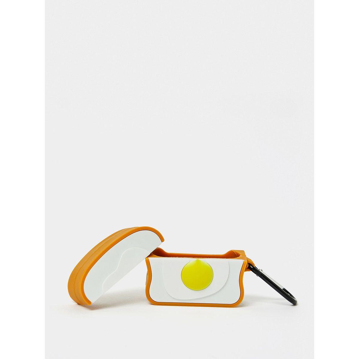 Styli Toast Bread Design Airpod Protective Case with Hook-electronics-headphonesandearphones-image-2
