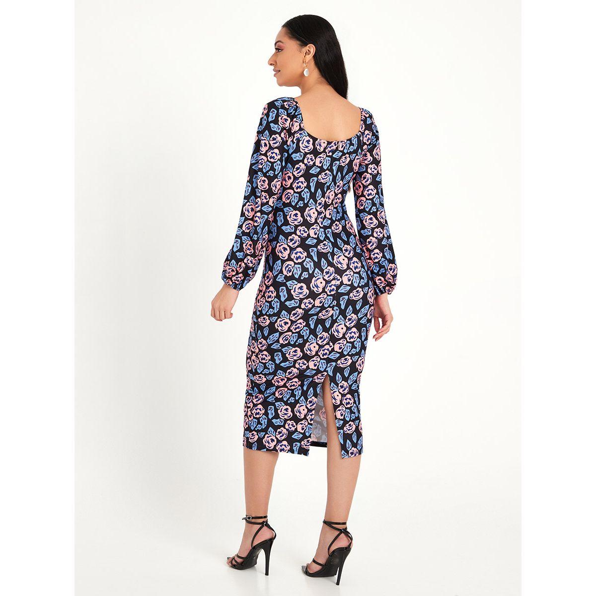 فستان ميدي باكمام طويلة من ريد تايب-women-clothing-dresses-image-4