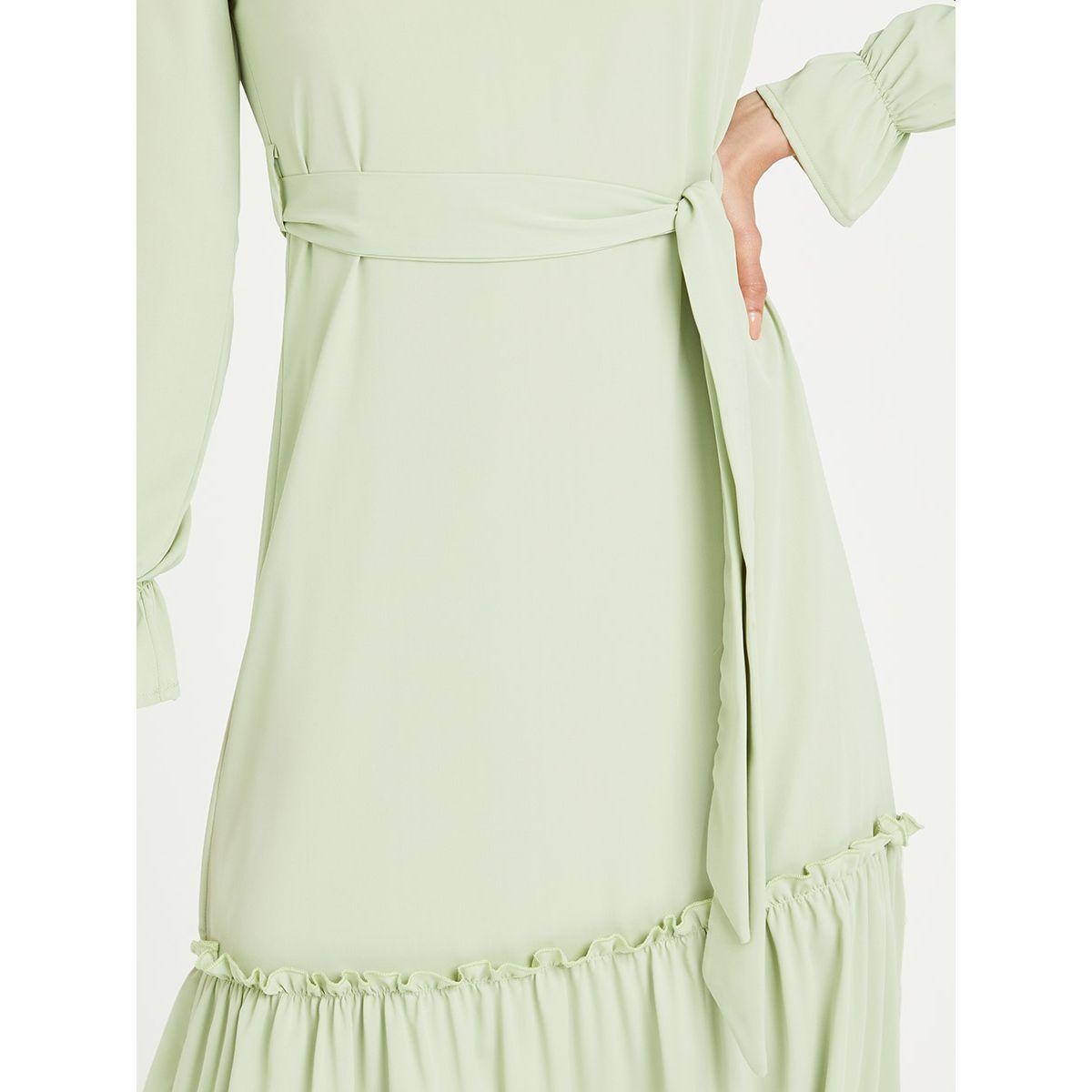 Styli Long Sleeves Colorblock Tiered Maxi Dress-women-clothing-dresses-image-3