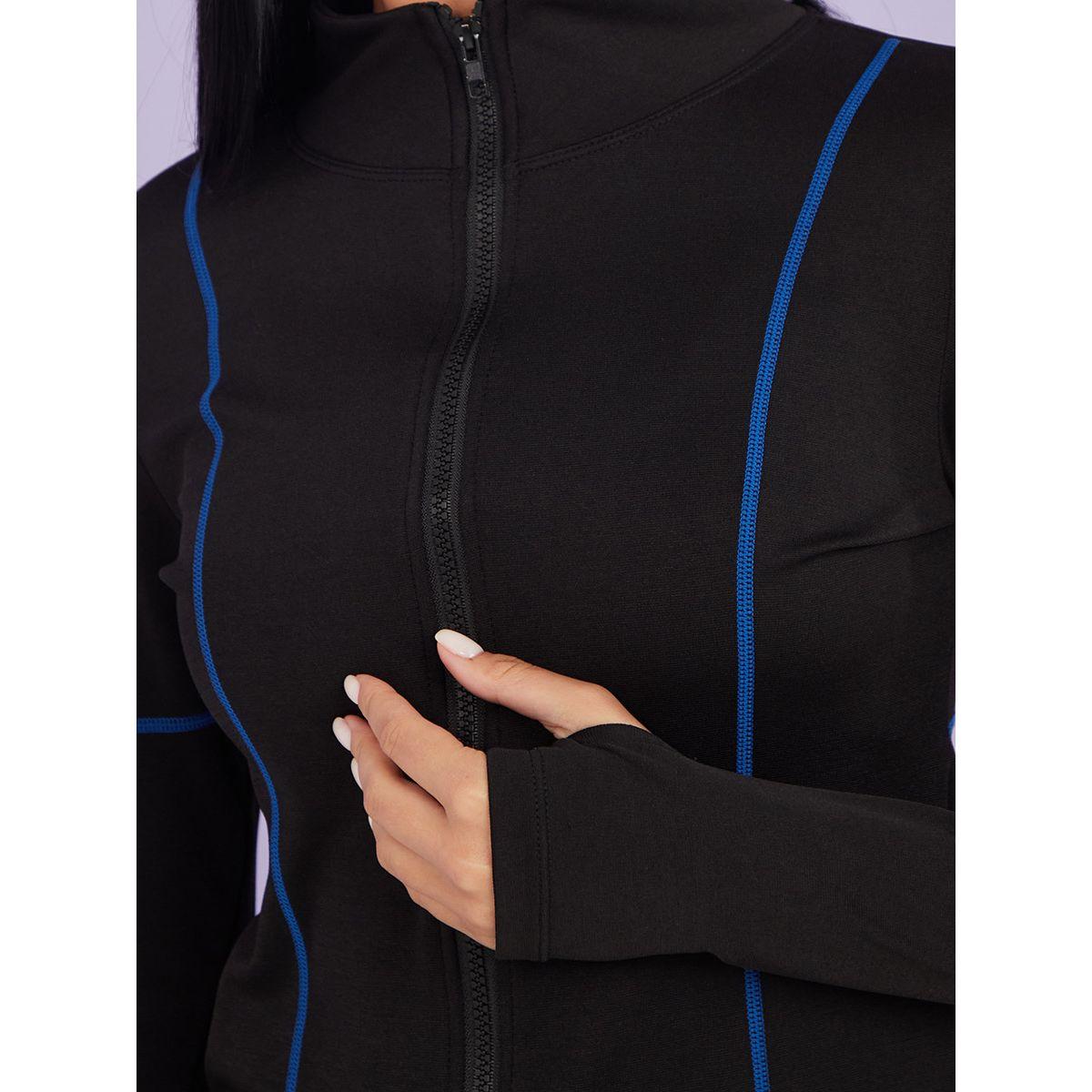 جاكيت رياضي بسحَّاب غلق من ستايلي-women-clothing-sportswearandactivewear-tshirtsandvests-image-4