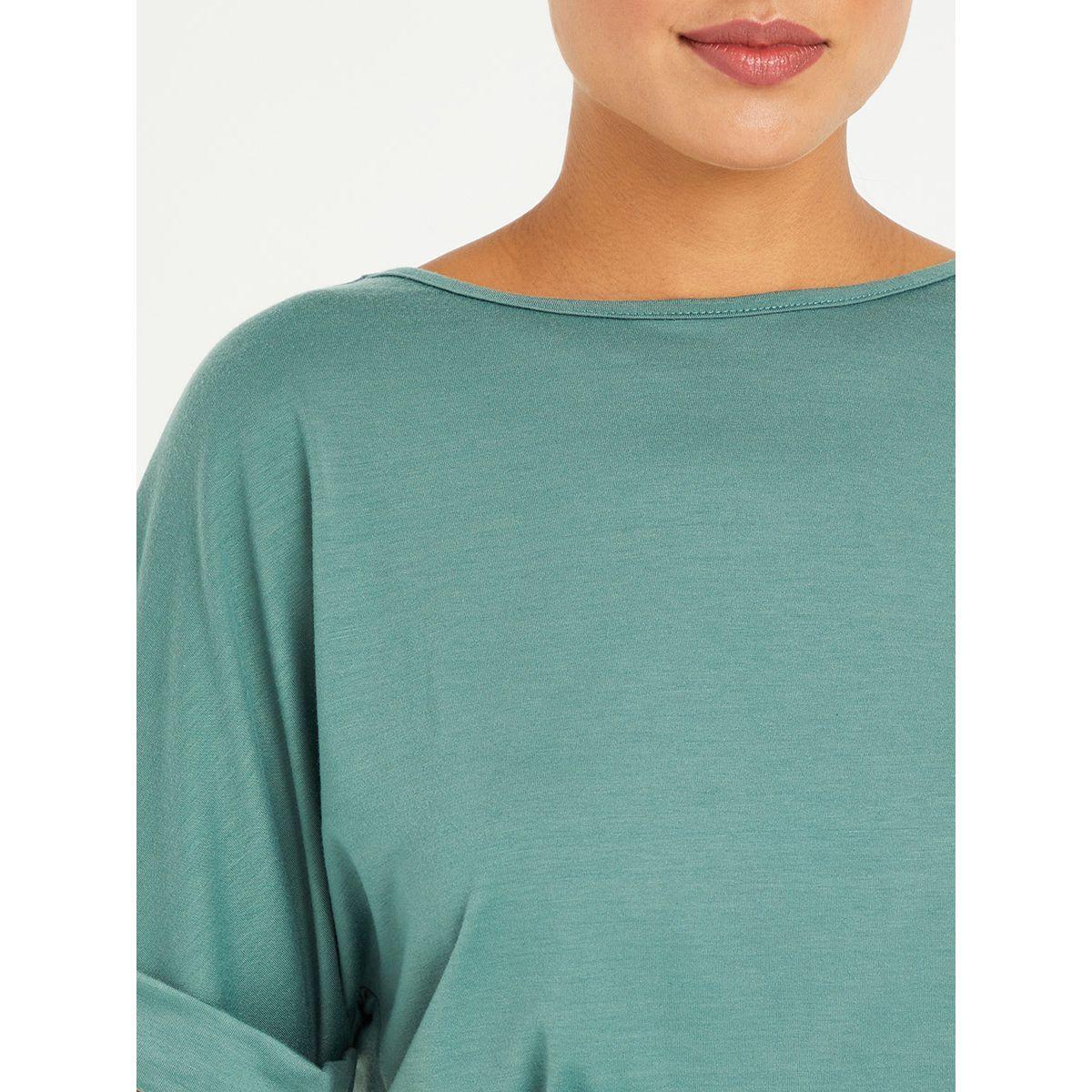 تيشيرت قصير باكمام قصيرة مطوية من ريد تايب-women-clothing-tshirts-image-3