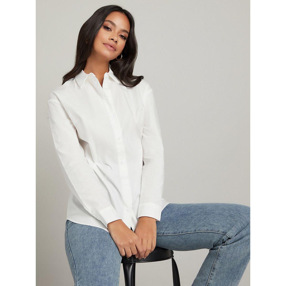 Styli Long Sleeves Classic Oversized Poplin Shirt-women-clothing-shirtsandblouses-shirts-image-1
