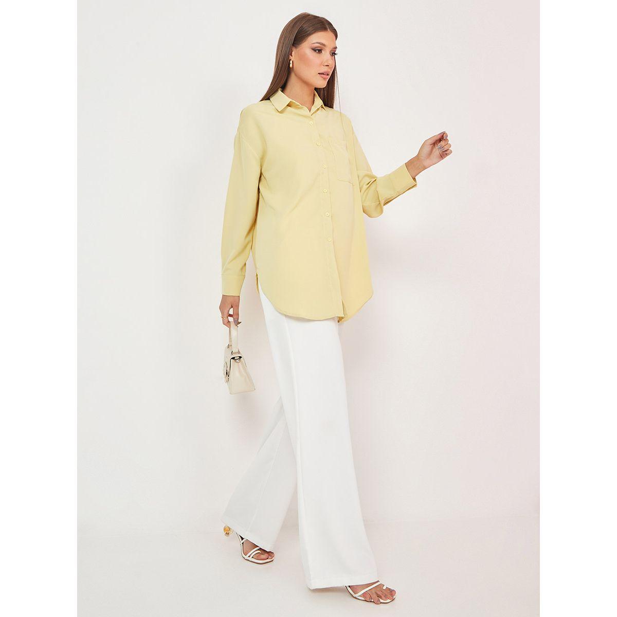 Styli Long Sleeves Button Up Longline Shirt-women-clothing-shirtsandblouses-shirts-image-2