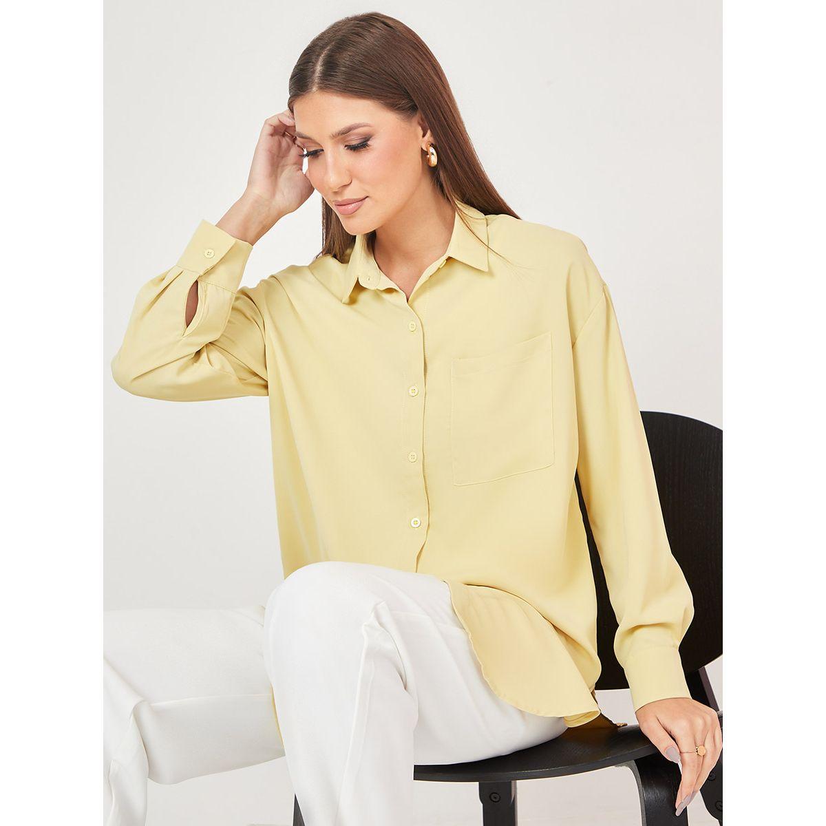 Styli Long Sleeves Button Up Longline Shirt-women-clothing-shirtsandblouses-shirts-image-5