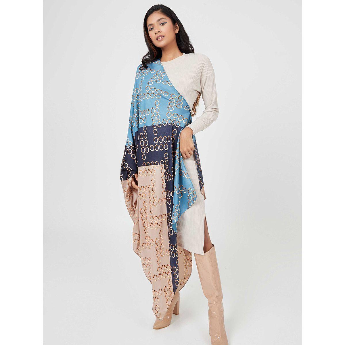Styli Chain Printed Scarves-women-winterwear-scarves-image-1