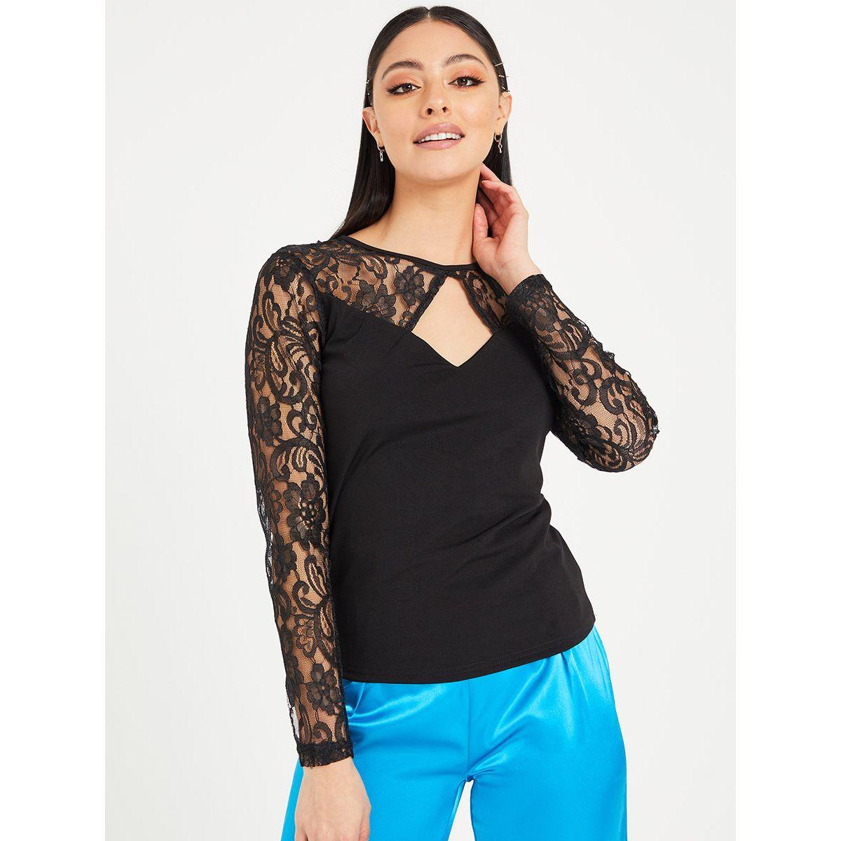 بلوزة بتداخلات دانتيل من ريد تايب-women-clothing-shirtsandblouses-blouses-image-3