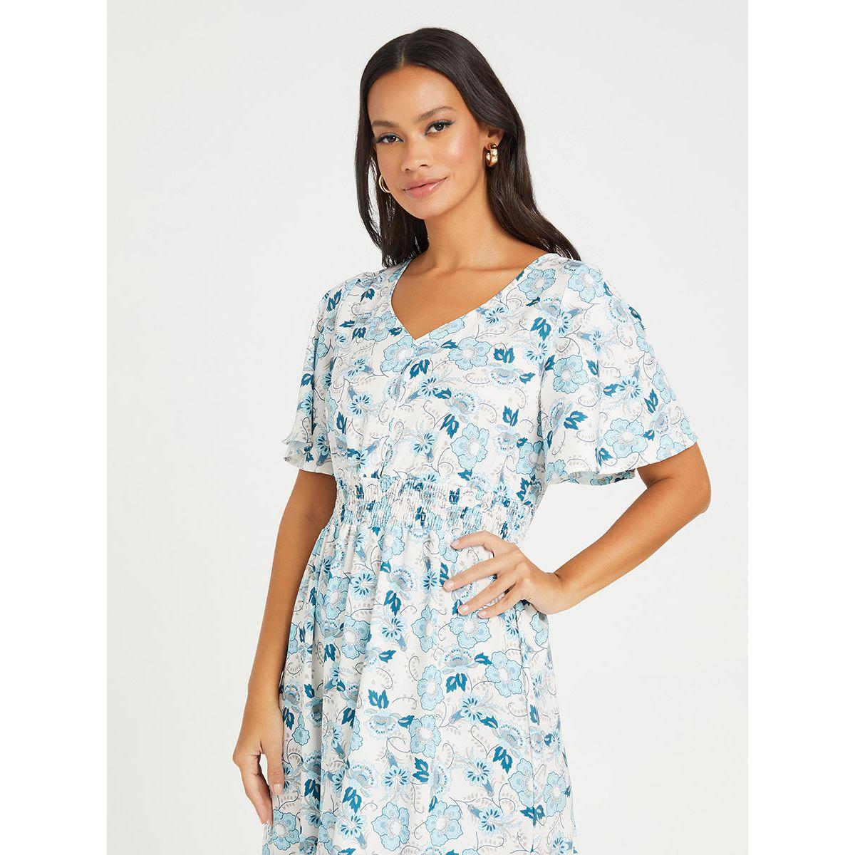 فستان طويل باكمام قصيرة من ريد تايب-women-clothing-dresses-image-2